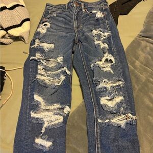 Dark blue jeans from american eagle
